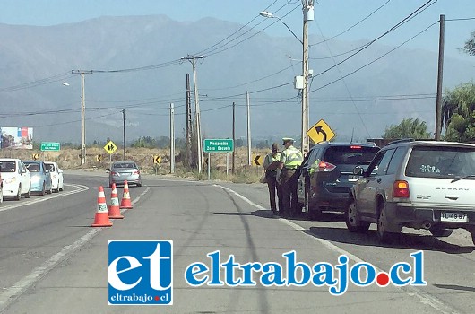 La intensa fiscalización de Carabineros durante el inicio de 2017 dejó más de 20 personas detenidas por conducir en estado de ebriedad y bajo la influencia de alcohol.