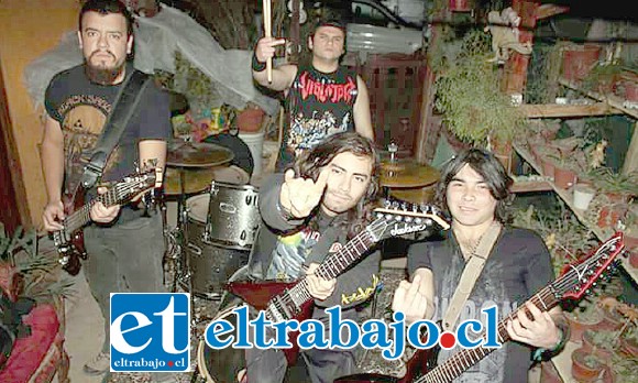 OFIUCO CHILE.- Aquí tenemos a: Nicolás Cavieres en el bajo; Paul Contreras como baterista; Oliver Madrid en la primera guitarra y el mismo Boris Díaz como vocalista y guitarrista.