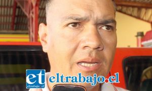 Patricio Lobos, segundo comandante de la 2ª Compañía de Bomberos.