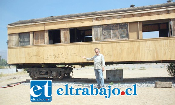 El empresario ha tenido que sortear cinco robos e innumerables daños al vagón donde pretendía establecer una cafetería en la avenida Alejandrina Carvajal, por lo cual le hacen dudar de la continuidad del proyecto en Putaendo.