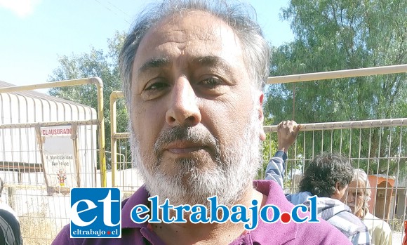 Christian Vargas, transportista porteño dependiente de la empresa clausurada.