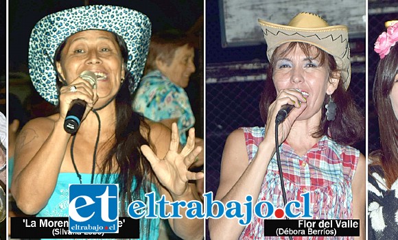 PARRILLA ARTÍSTICA.- Ellos son parte de los artistas que asistieron a este Bingo Solidario para apoyar a Nicolás Collao.