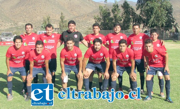 TIENEN LO SUYO.- Almendral Alto, club que compite por Santa María, es otro de los equipos llamados aponer muy en alto al Valle Aconcagua.
