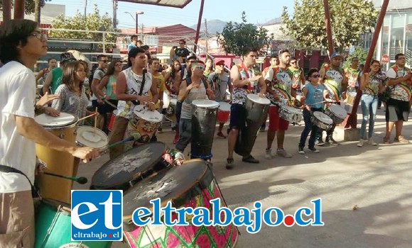 DE TODO ELPAÍS.- Según explicó Sergio Castro, llegarán a San Felipe batucadas de Copiapó, Vallenar, Arica, Puerto Mont, Santiago y hasta de Concepción.