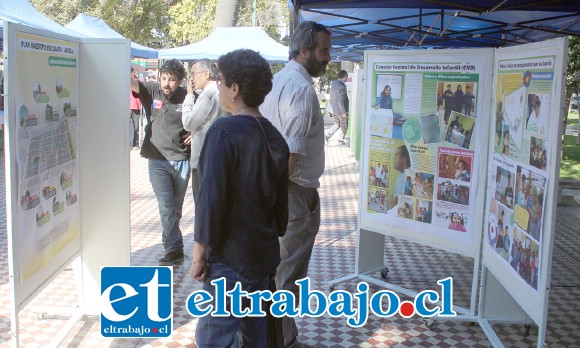 La exposición fotográfica ‘Juntos Recuperamos Nuestro Barrio’ fue inaugurada en la Terraza de la Plaza de Armas. Actualmente se encuentra en el Salón Tesorería, en el segundo piso del edificio de la Municipalidad de San Felipe, donde podrá ser visitada por la comunidad en general hasta este viernes. La exposición fotográfica ‘Juntos Recuperamos Nuestro Barrio’ fue inaugurada en la Terraza de la Plaza de Armas. Actualmente se encuentra en el Salón Tesorería, en el segundo piso del edificio de la Municipalidad de San Felipe, donde podrá ser visitada por la comunidad en general hasta este viernes.
