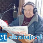 Víctor ‘El Flaco’ González es el comunicador con más años en el dial aconcagüino, hoy cumple 50 años frente al micrófono.
