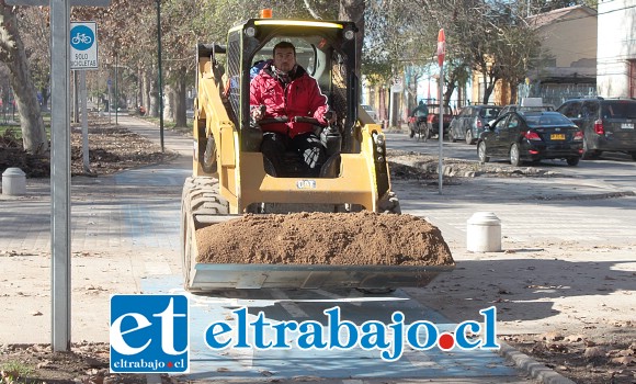 FALTA MUY POCO.- Como lo muestra esta gráfica, aún las ciclovías no son terminadas, pero ya los sanfelipeños las usan con entusiasmo.