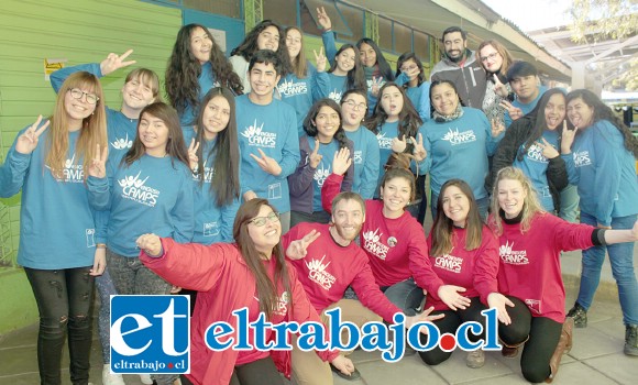 TODO EN INGLÉS.- Ellos son los estudiantes y monitores del Winter Camp ¡My region, My Home!, que se está desarrollando en la Escuela José de San Martín y que finalizará mañana viernes en horas de la tarde. TODO EN INGLÉS.- Ellos son los estudiantes y monitores del Winter Camp ¡My region, My Home!, que se está desarrollando en la Escuela José de San Martín y que finalizará mañana viernes en horas de la tarde.