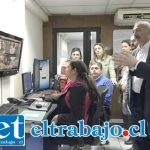 El Alcalde Patricio Freire junto al Concejo Municipal visitaron la central de televigilancia en Carabineros, cuyo personal fue capacitado en el uso de la nueva tecnología.