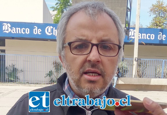 Superintendente del Cuerpo de Bomberos de San Felipe, Julio Hardoy.