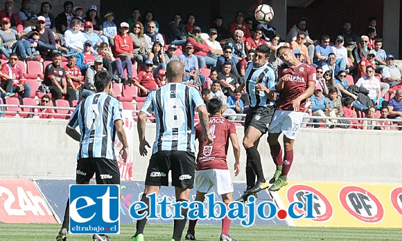 Con el triunfo de ayer la escuadra aconcagüina ganó tres puntos que pueden ser decisivos en la lucha por zafar del descenso. (Foto: Andrea Cantillanes Fabres)