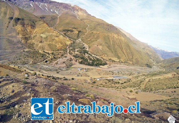 Asentamiento de Andes Copper en el sector Las Tejas, Putaendo.