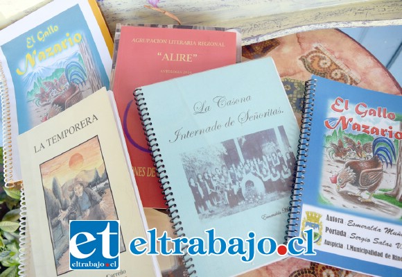 LIBROS Y ANTOLOGÍAS.- Estas son otras obras ya publicadas por esta escritora sanfelipeña.