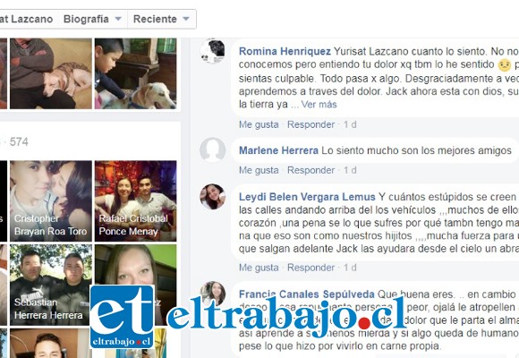 APOYO TOTAL.- Las redes sociales siguen generando muchas muestras de cariño y solidaridad con esta joven de Las Coimas.