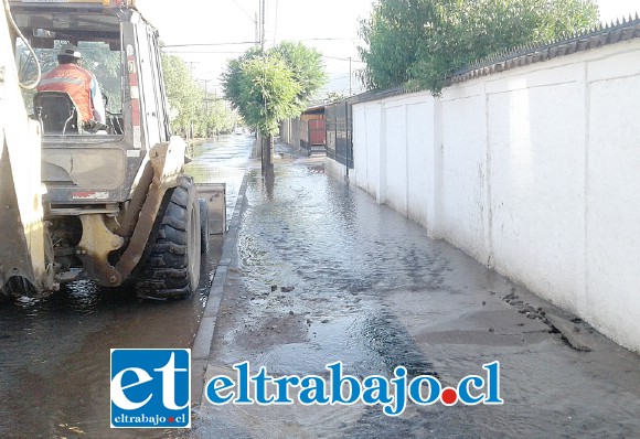 Este es lugar exacto donde se produjo la rotura de la matriz.
