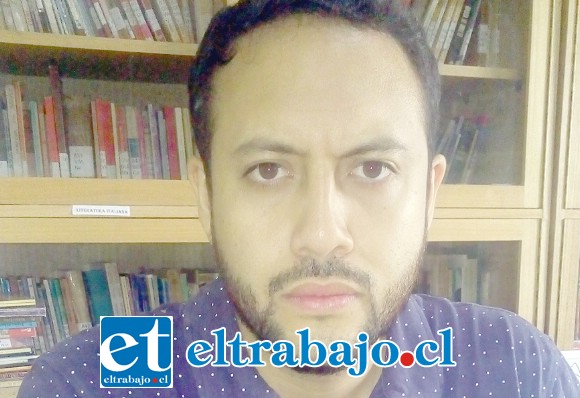 Darío Cuevas, presidente del Centro Cultural Bernardo Parra, de Putaendo.