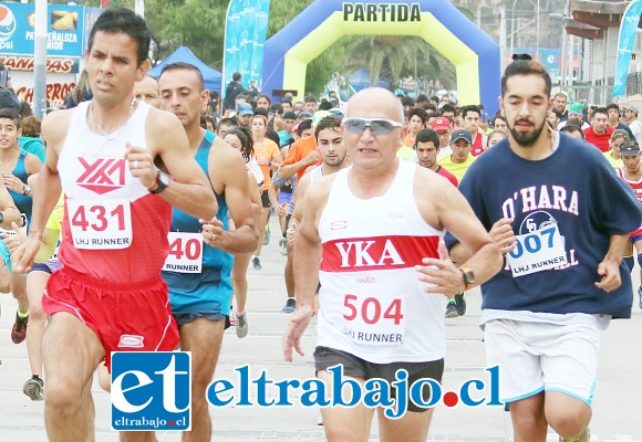 Para Jorge Estay ya se está haciendo una costumbre destacar cada vez que corre en Valparaíso.