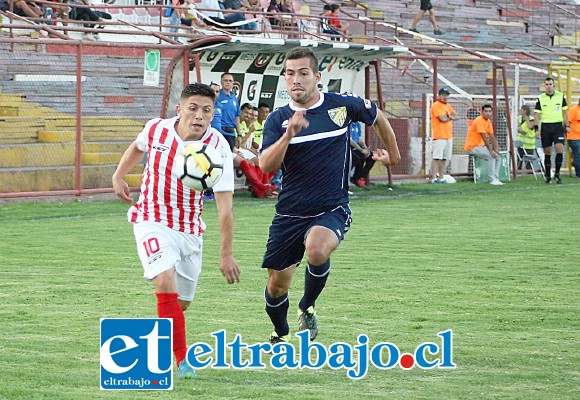 El porteño Jimmy Cisterna fue uno de los puntos altos en el triunfo del Uní Uní sobre Barnechea.