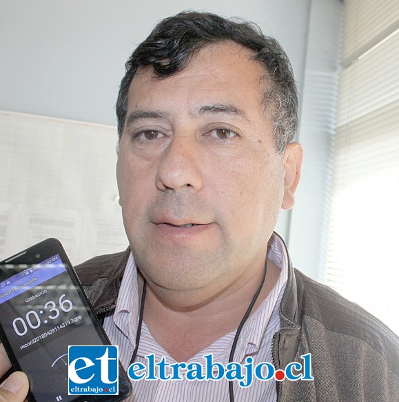 Claudio Díaz, director de Obras de la Municipalidad de San Felipe.
