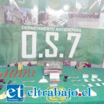 Incautan cocaína, pasta base, marihuana, armas de fuego y municiones Incautan cocaína, pasta base, marihuana, armas de fuego y municiones