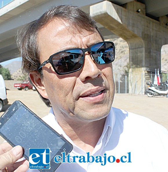 Eduardo Moreno, jefe de Conservación de Autopistas Los Andes.