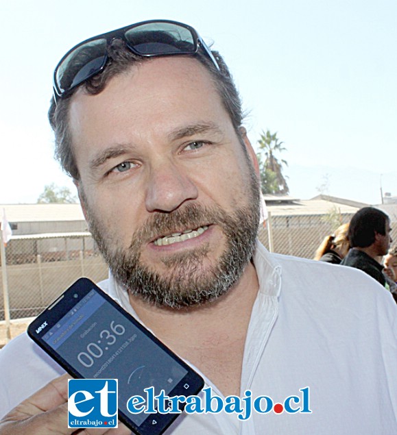 Pedro Barría, gerente de Construcción de Autopistas Los Andes.
