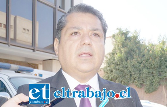 Jefe de la Brigada de Homicidios de la PDI de Los Andes, Comisario Gino Gutiérrez Cáceres.