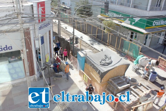 ESVAL TRABAJANDO.- Así luce actualmente el tramo Salinas entre Prat y Santo Domingo, el que pronto también estará listo para su uso público.