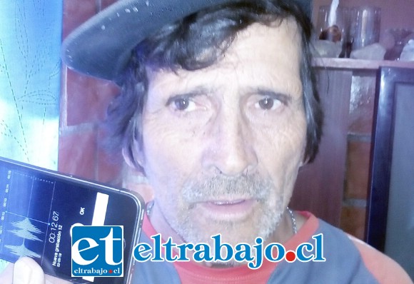 Carlos Acevedo López, denunciante.