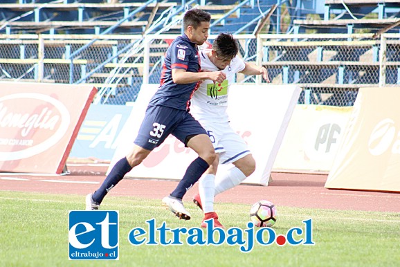 En un partido menos que regular Unión San Felipe se impuso por la cuenta mínima a Colchagua. (Foto gentileza: Yimmy Fuenzalida)