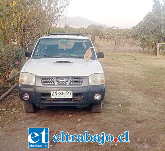 Esta es la otra camioneta que también robaron.