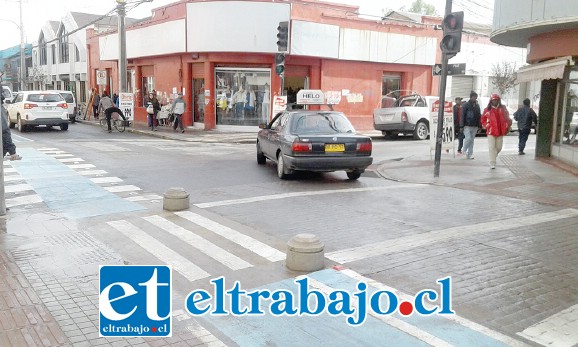 La intersección de las calles Arturo Prat con Traslaviña, donde se acumularía el agua según algunos malos presagios.