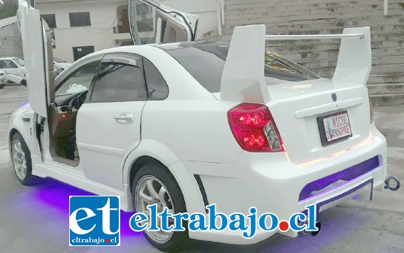 Los mejores autos Tuneados de la zona estarán este domingo en la Plaza Cívica de San Felipe. (Referencial)