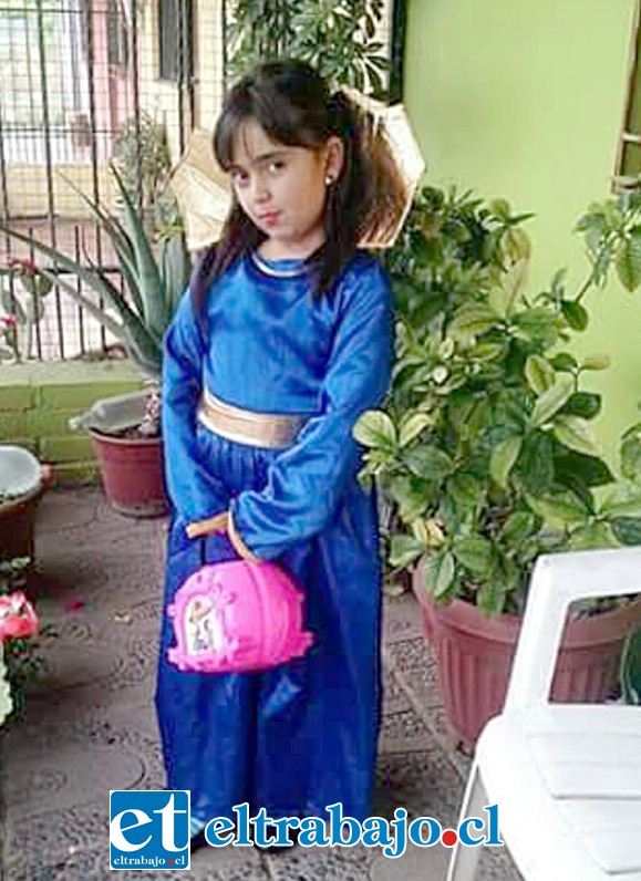 NUESTRO ANGELITO.- Ella es la princesita que voló a los cielos cuando apenas iniciaba su vida de sueños y proyectos estudiantiles.
