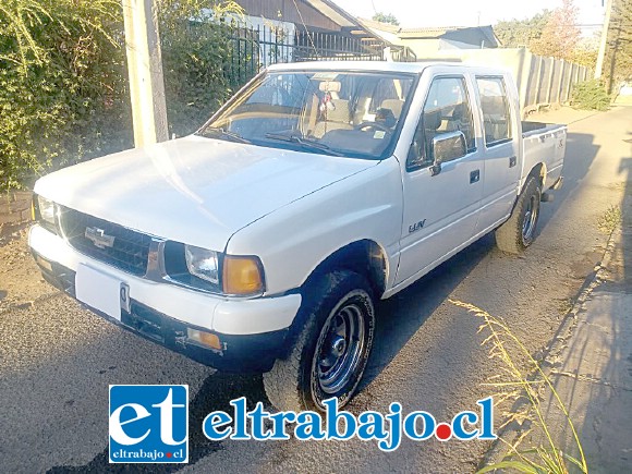 Esta es la camioneta de la señora Elena.