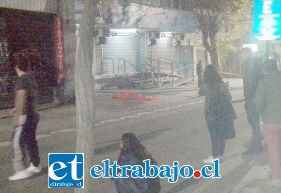 Conmoción causó la muerte del adolescente en pleno centro de San Felipe la tarde noche de este sábado.