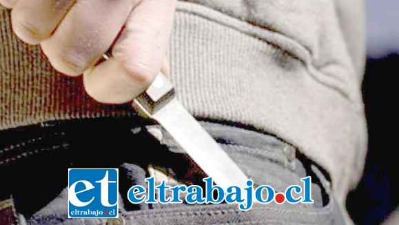 El antisocial fue detenido por personal de la Bicrim de la Policía de Investigaciones de San Felipe tras ser sindicado por la víctima de 14 años de edad como autor del delito de robo con intimidación. (Foto Referencial).