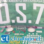 Dos microtraficantes detenidos por OS7 de Carabineros en Santa María Dos microtraficantes detenidos por OS7 de Carabineros en Santa María