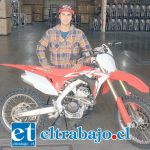 TALENTO JOVEN 2018.- Benjamín Andrés Kanthak Pérez, de 19 años de edad, recibirá la designación Talento Joven 2018, por parte del Concejo Municipal de San Felipe.