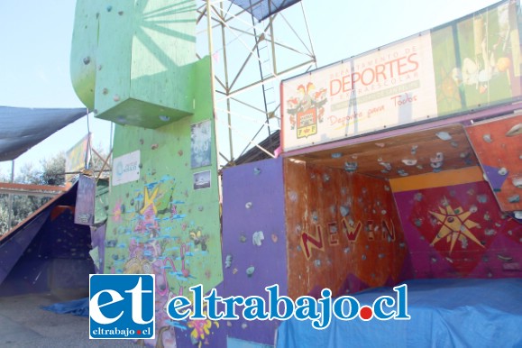 El Consejo Local de Deportes se encuentra prácticamente abandonado en la actualidad.