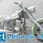 La motocicleta fue recuperada por funcionarios de la Policía de Investigaciones en la comuna de Catemu, siendo detenido un joven de 22 años de edad por el delito de receptación.