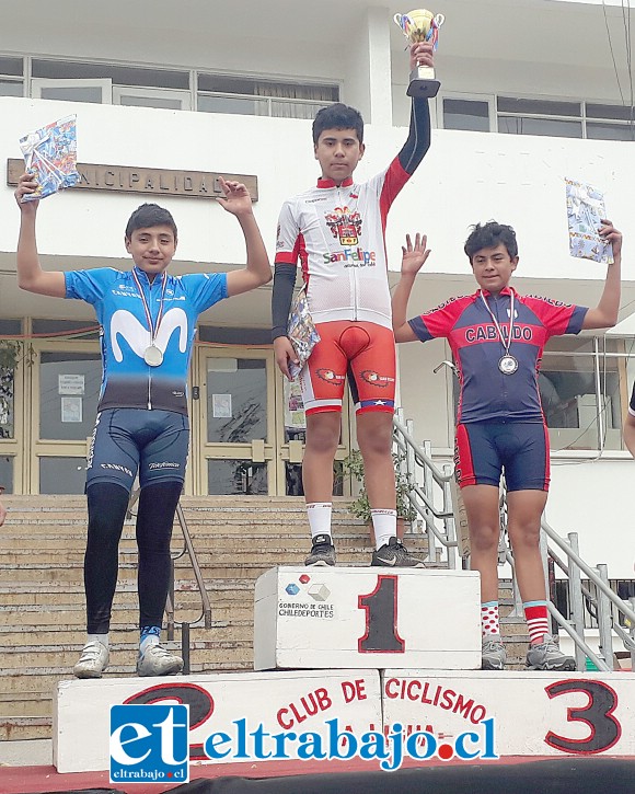 EL MEJOR.- En La Ligua se destacó en el primer lugar de su categoría, imponiéndose a los mejores de la región.