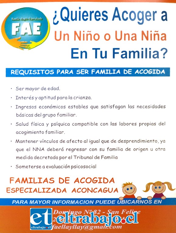 Estos son los requisitos para ser familias acogedoras.