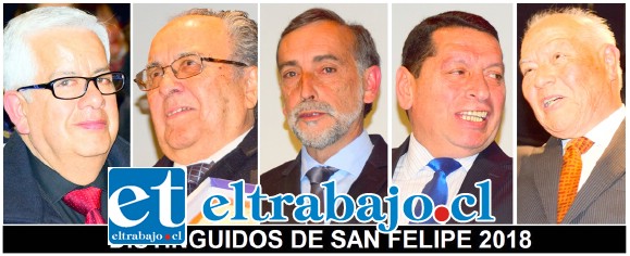 GRANDES SANFELIPEÑOS.- Ellos son parte de los 31 ciudadanos distinguidos este año por el Concejo Municipal de San Felipe.