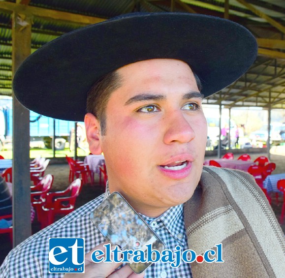 Presidente del club anfitrión, Matías Pulgar.