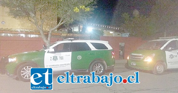 El hecho ocurrió en una vivienda de Villa Las Palmeras de Llay Llay, durante la madrugada de este viernes, debiendo concurrir personal de Carabineros de la Subcomisaría de Llay Llay, como asimismo del Samu que debió auxiliar al presunto delincuente.