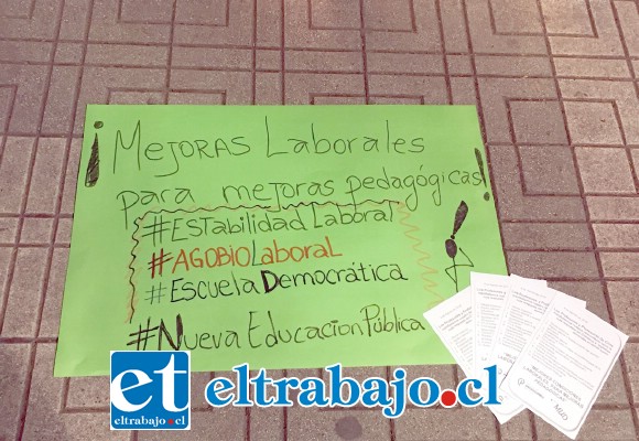 Mejoras laborales otro punto que están pidiendo los profesores.