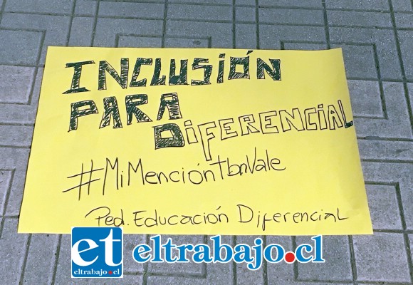 Aquí vemos también algunas frases pidiendo mayor inclusión.