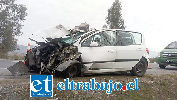El conductor del otro vehículo involucrado fue derivado por personal del Samu hasta el Hospital San Juan de Dios de Los Andes, con lesiones de carácter reservado, sin riesgo vital.