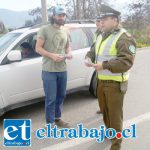 Previo a las fiestas, Carabineros realizó una intensa campaña entregando información preventiva a los conductores.